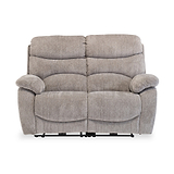 Eivor-Electric-2-Seater-Recliner-Sofa-GREY Front1 from Roseland Furniture