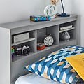 Knowle Grey Guest Bed with Trundle