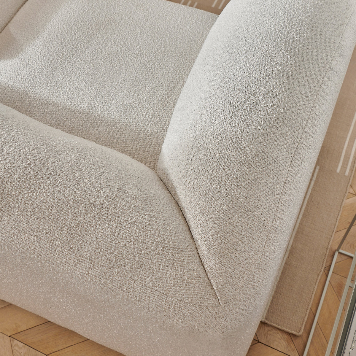 Carmel Boucle Armchair from Roseland Furniture