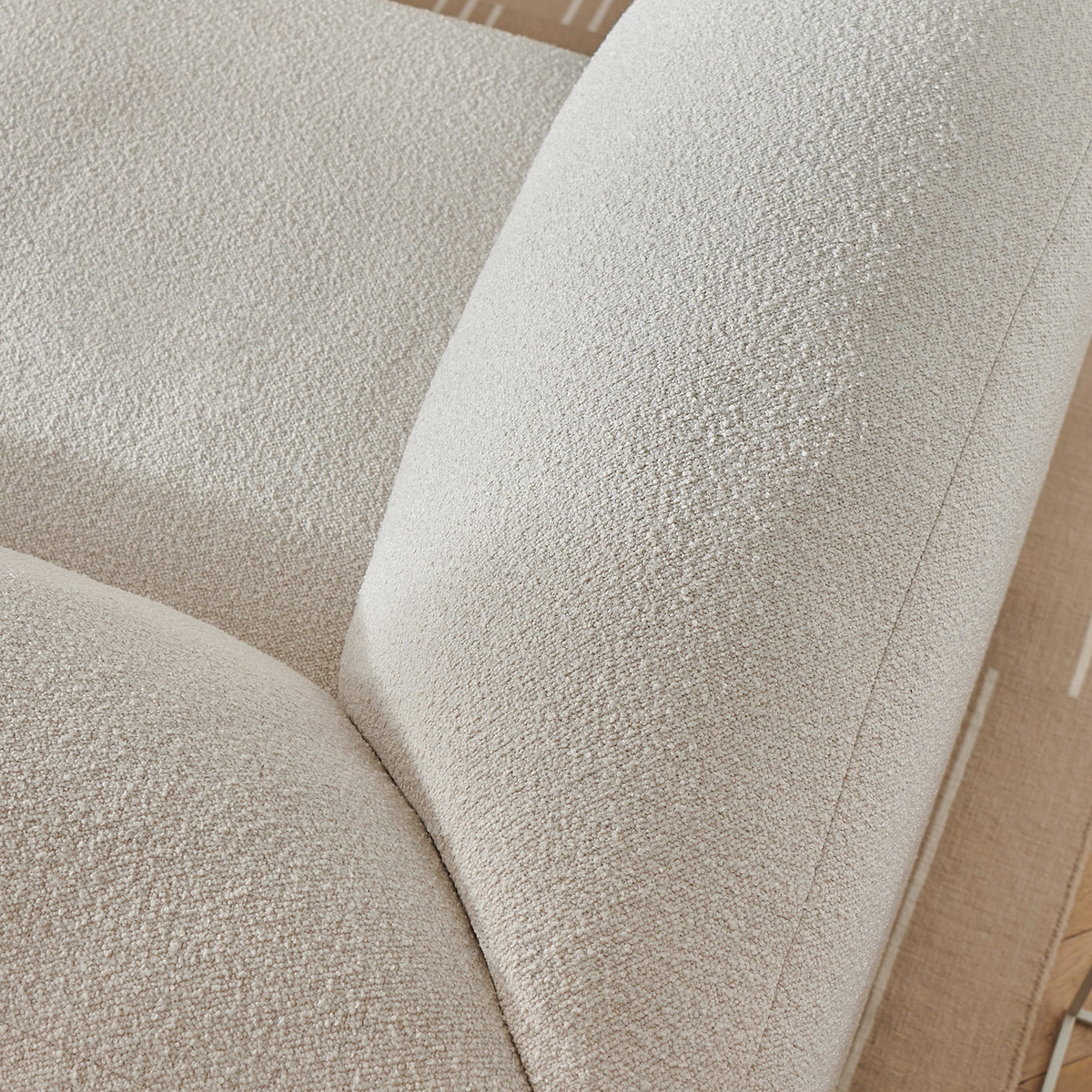 Carmel Boucle Armchair from Roseland Furniture
