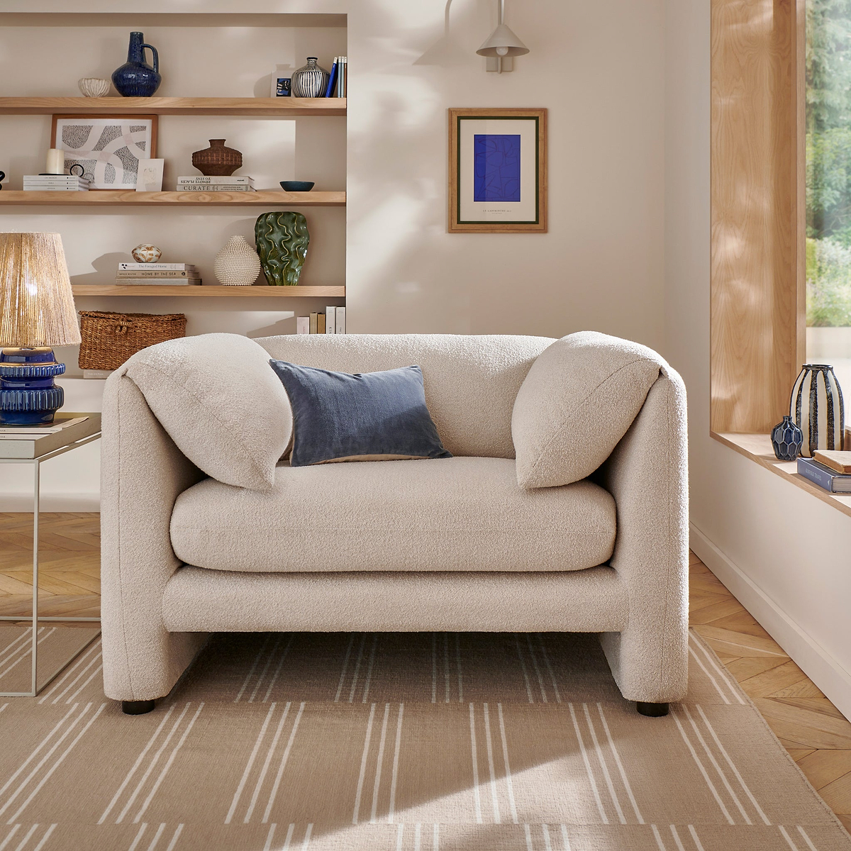 Carmel Boucle Armchair from Roseland Furniture