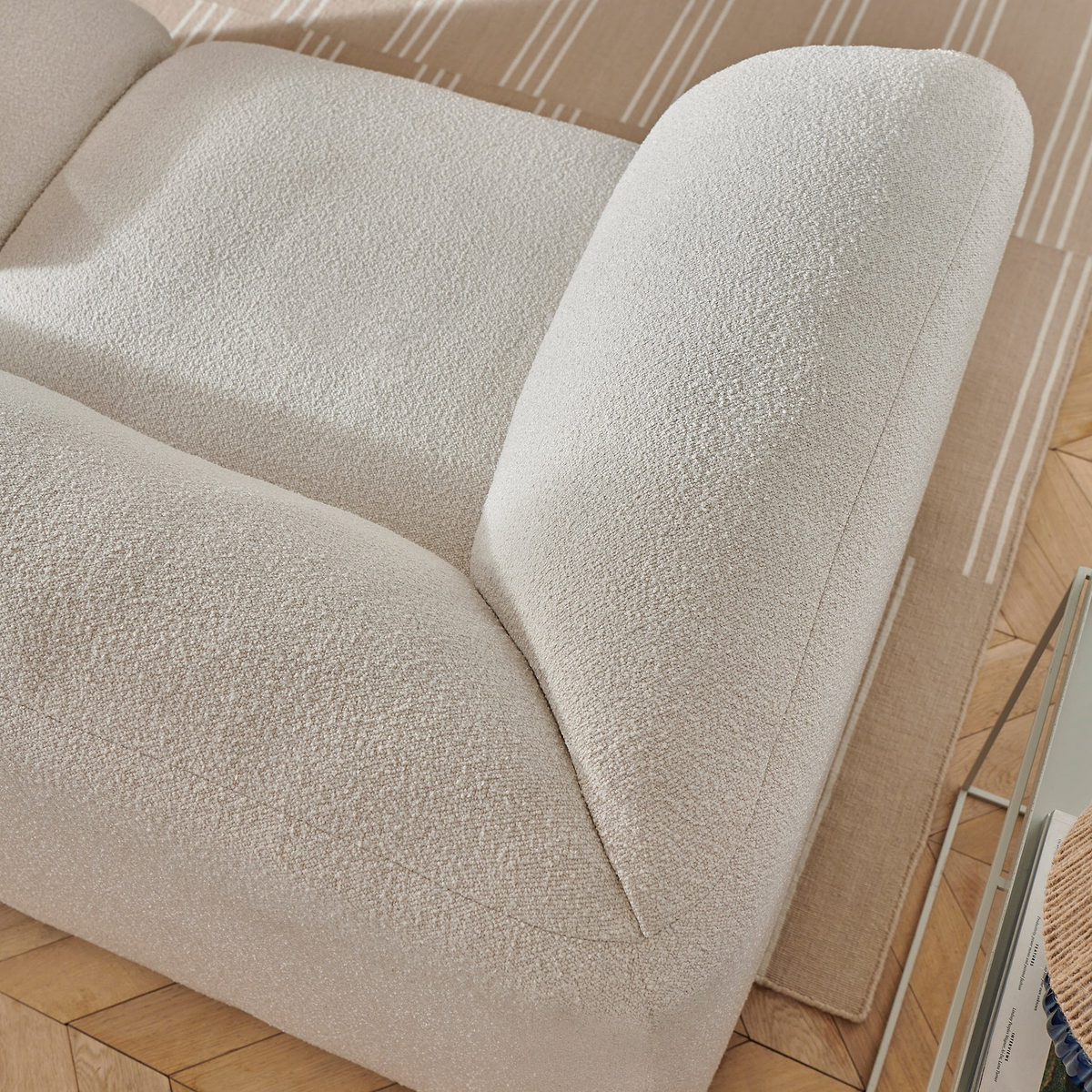Carmel Boucle 2 Seater Sofa from Roseland Furniture