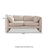 Carmel Boucle 2 Seater Sofa from Roseland Furniture