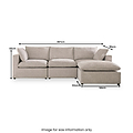 Symphony Modular Chaise Sofa from Roseland Furniture