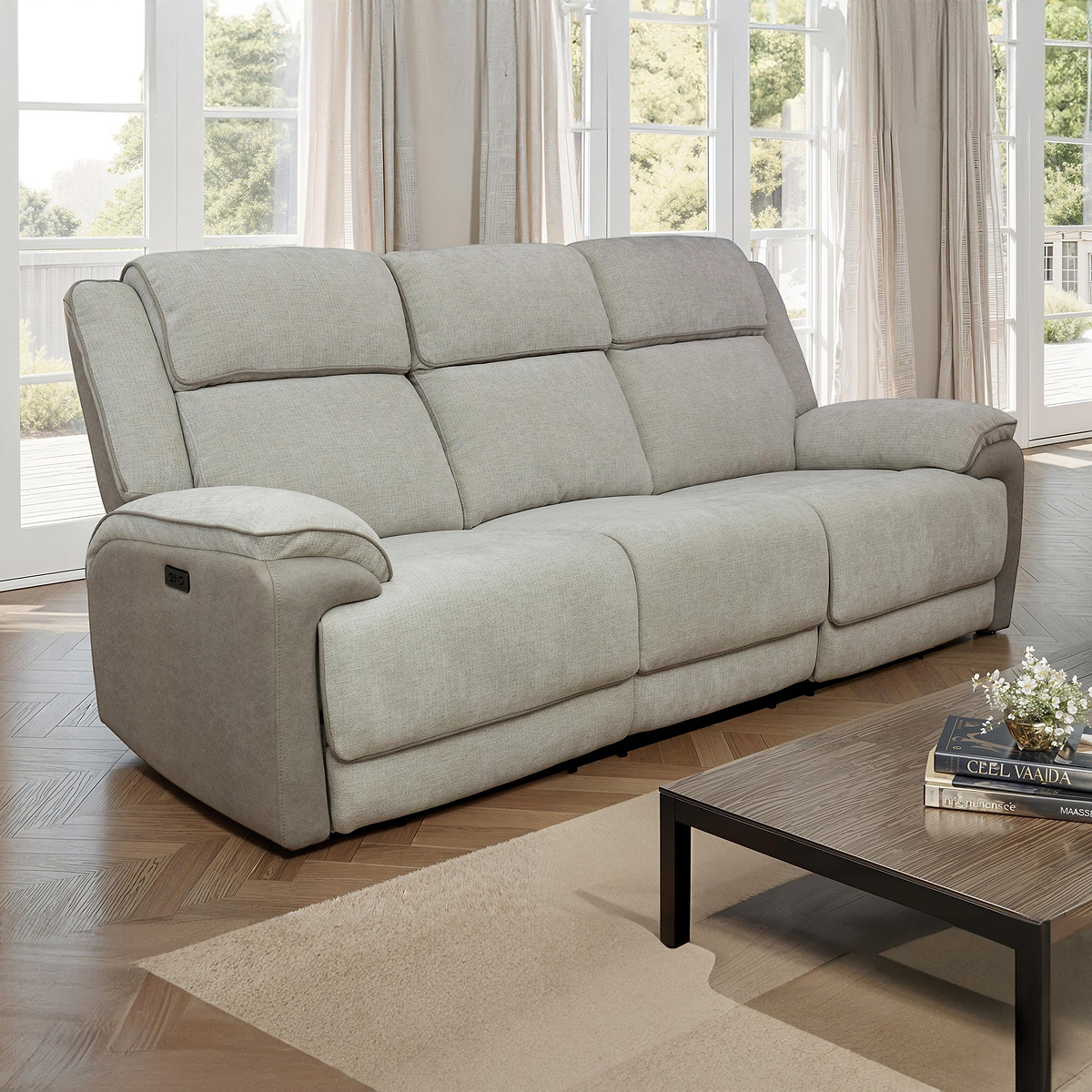 Redgrave 3 Seater Power Recliner Sofa from Roseland Furniture