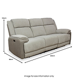 Redgrave 3 Seater Power Recliner Sofa from Roseland Furniture