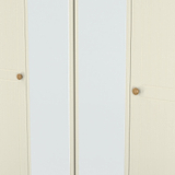 Brixham 4 Door Wardrobe Cream Ash Oak from Roseland Furniture