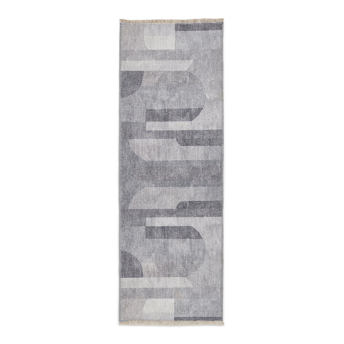 Grey Whitaker Abstract Flatweave Washable Rug from Roseland Furniture