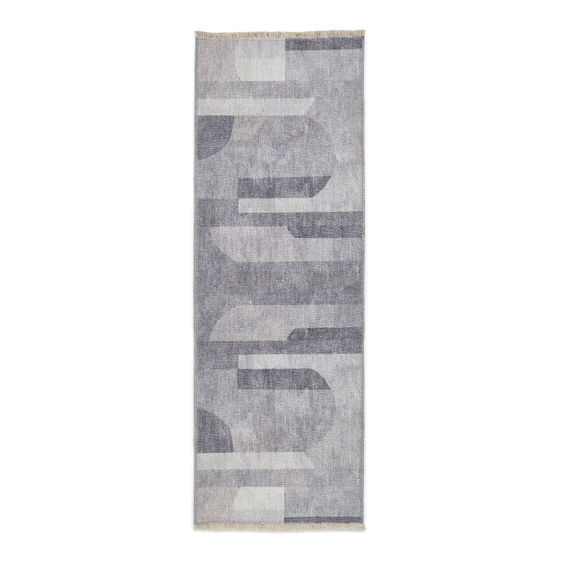 Grey Whitaker Abstract Flatweave Washable Rug from Roseland Furniture