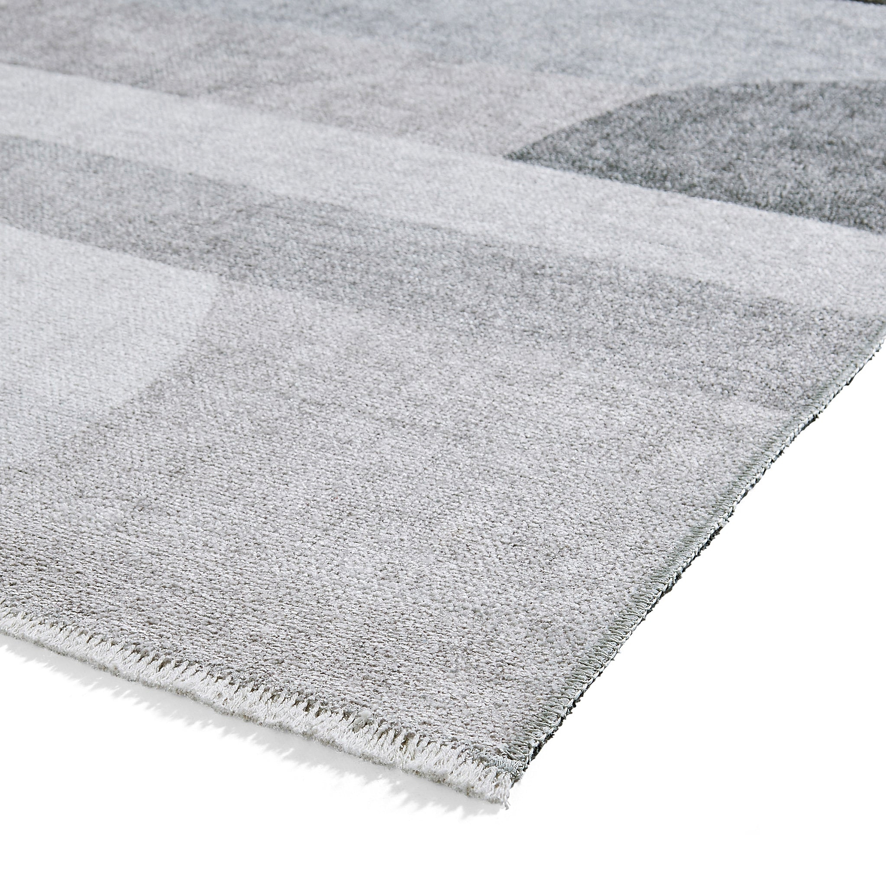 Grey Whitaker Abstract Flatweave Washable Rug from Roseland Furniture