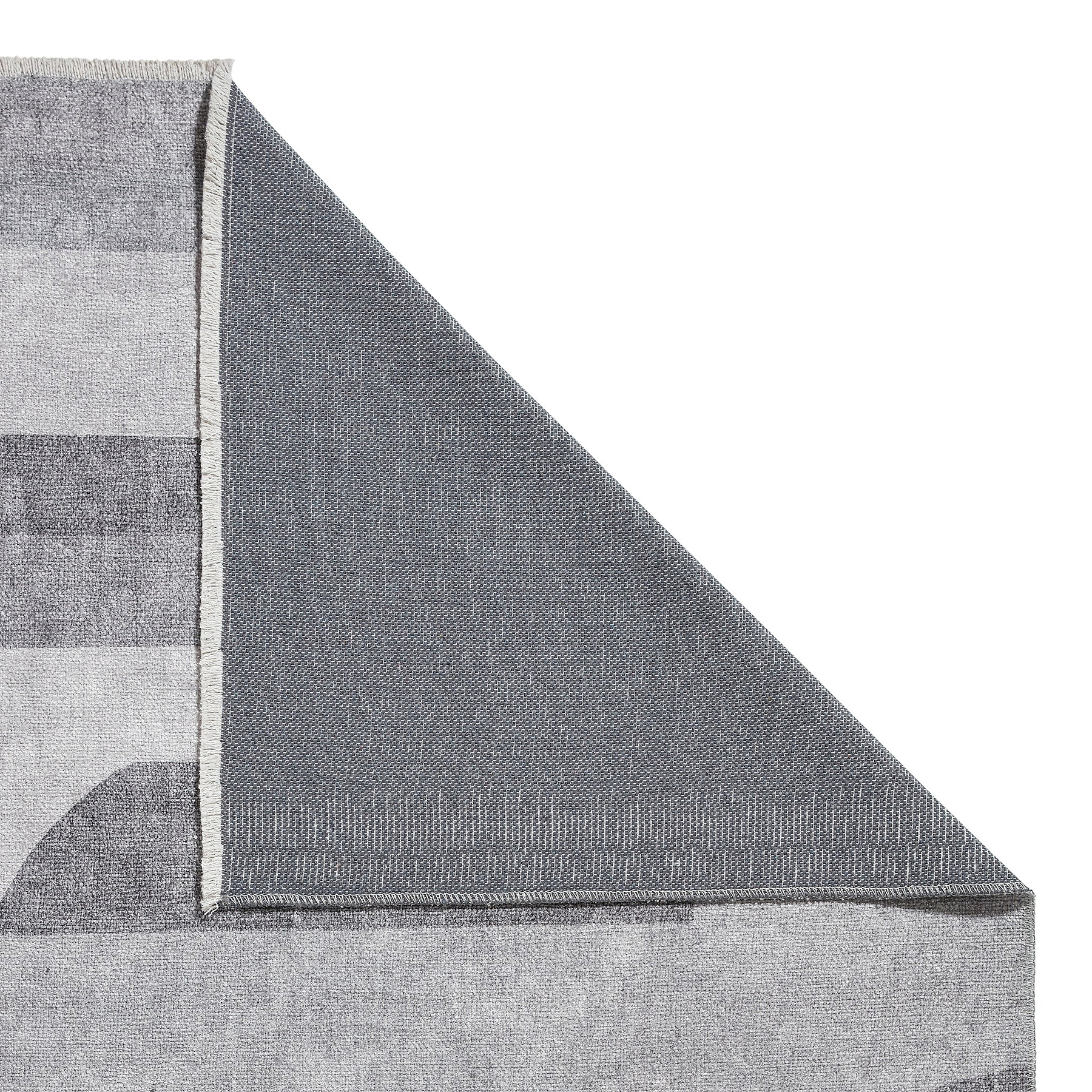 Grey Whitaker Abstract Flatweave Washable Rug from Roseland Furniture