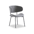 Monte Carlo Dark Grey Dining Chair from Roseland Furniture