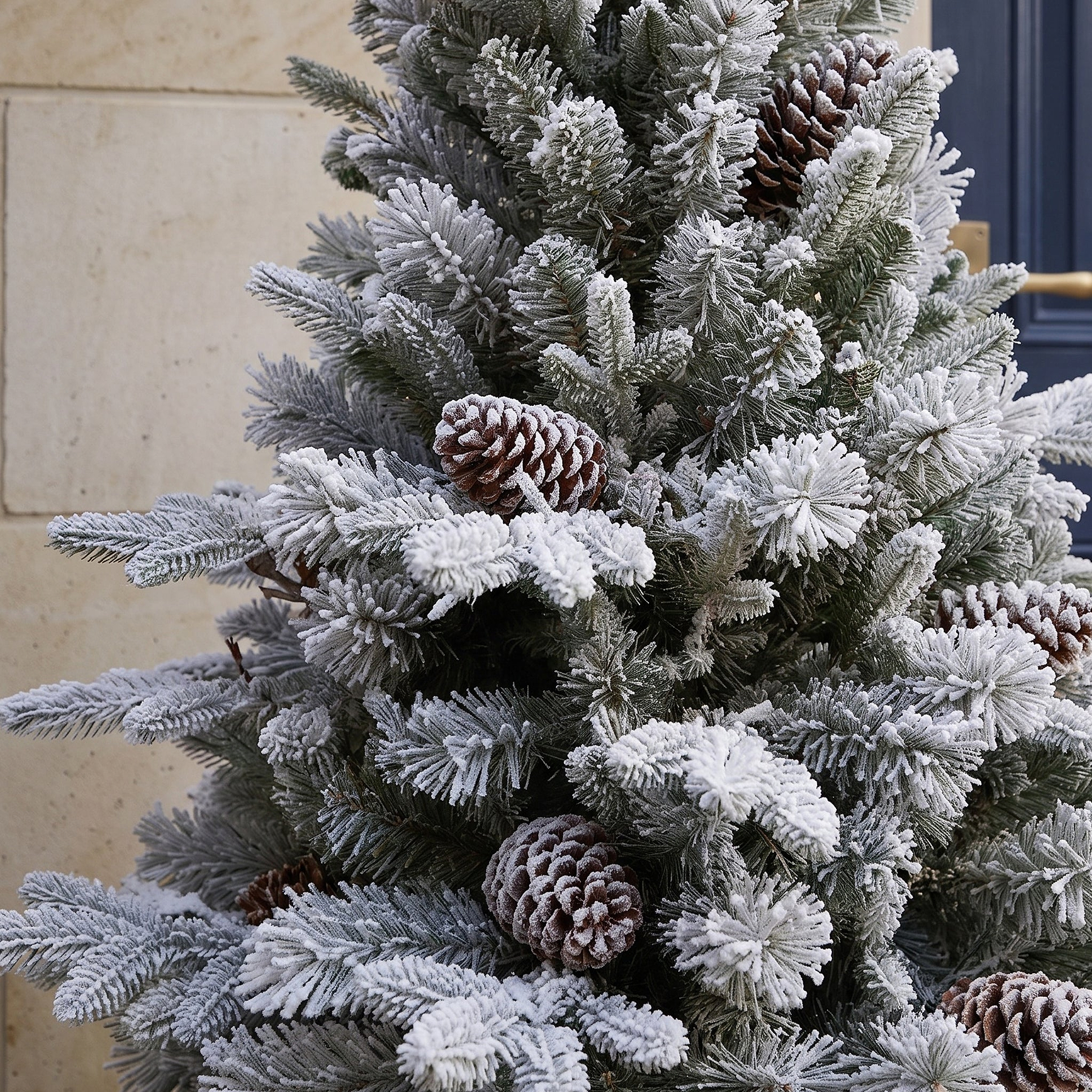 SNOWY WINTERFOLD FIR 4.5ft Tree WWLED from Roseland Furniture