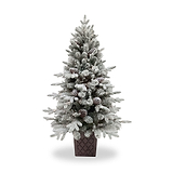 SNOWY WINTERFOLD FIR 4.5ft Tree WWLED from Roseland Furniture