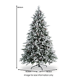SNOWY WINTERFOLD FIR 7.5ft Tree from Roseland Furniture