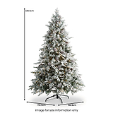 SNOWY WINTERFOLD FIR 7.5ft Tree WWLED from Roseland Furniture