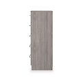 Ellington 5 Drawer Tallboy Grey Oak from Roseland Furniture