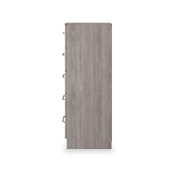 Ellington 5 Drawer Tallboy Grey Oak from Roseland Furniture