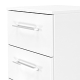 Ellington 5 Drawer Tallboy White from Roseland Furniture