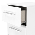 Ellington 5 Drawer Tallboy White from Roseland Furniture