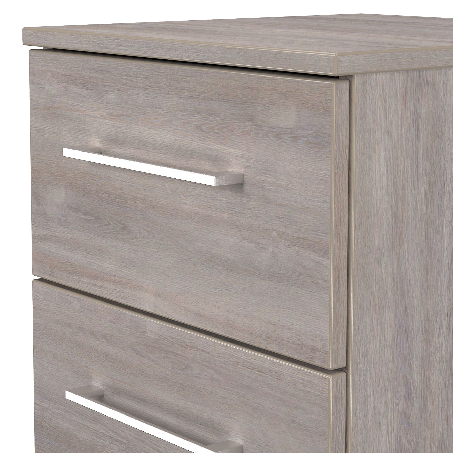 Ellington 2 Drawer Bedside Grey Oak from Roseland Furniture