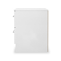 Ellington 2 Drawer Bedside White from Roseland Furniture