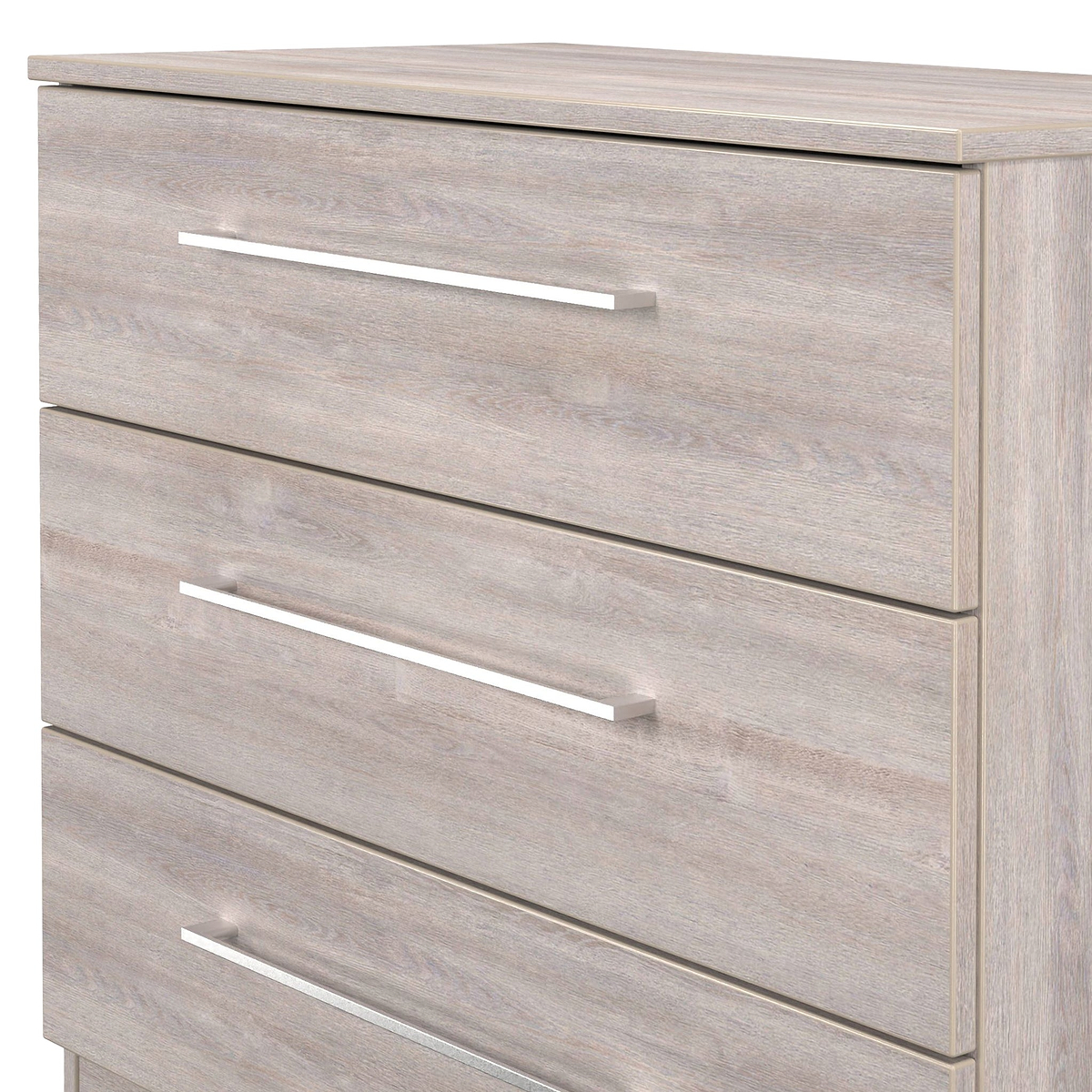 Ellington 3 Drawer Chest Grey Oak from Roseland Furniture
