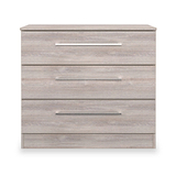 Ellington 3 Drawer Chest Grey Oak from Roseland Furniture