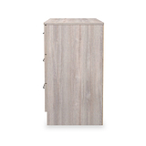 Ellington 3 Drawer Chest Grey Oak from Roseland Furniture