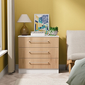 Ellington 3 Drawer Chest Slatted Effect White from Roseland Furniture