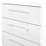 Ellington 3 Drawer Chest White from Roseland Furniture