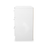 Ellington 3 Drawer Chest White from Roseland Furniture