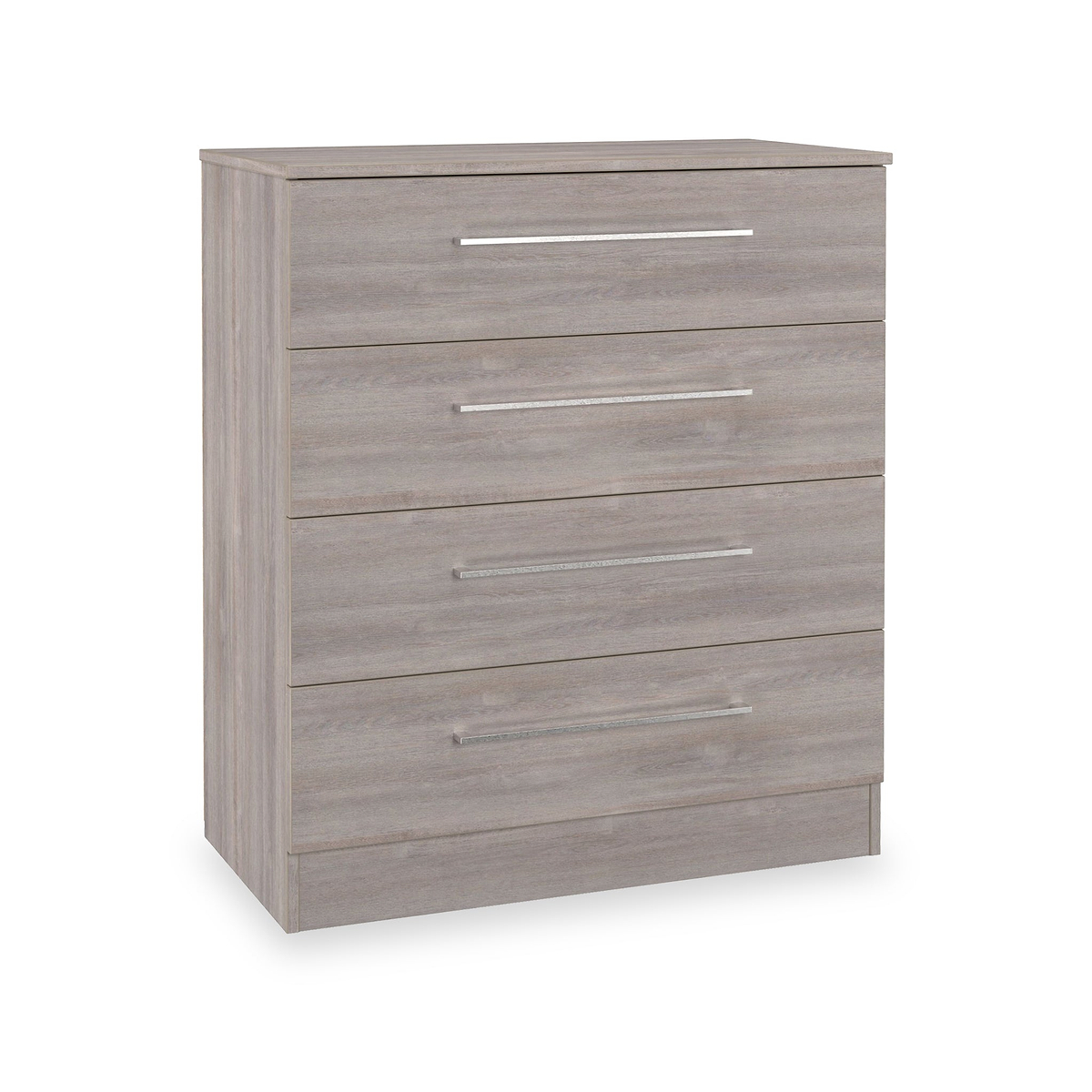 Ellington 4 Drawer Chest Grey Oak from Roseland Furniture