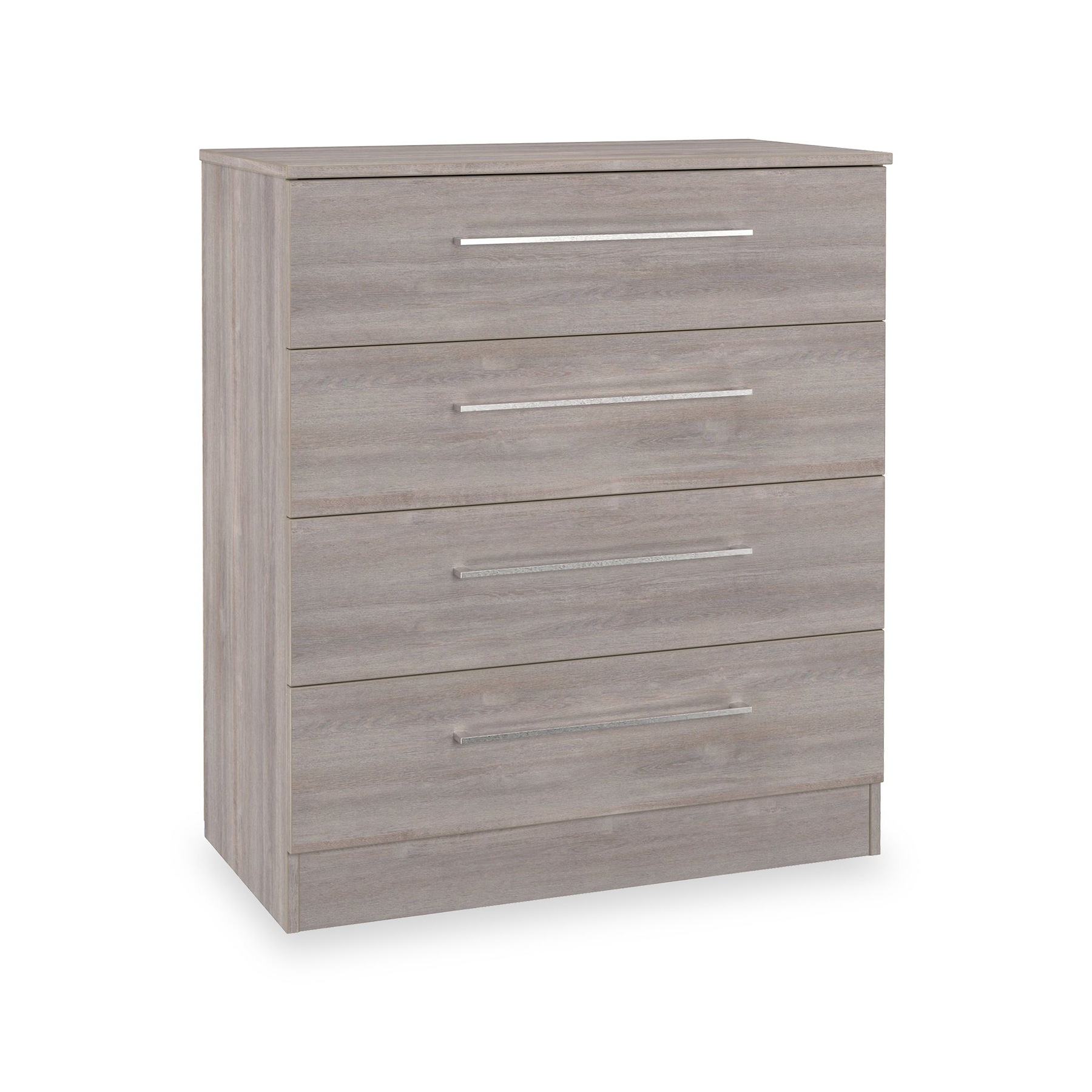 Ellington 4 Drawer Chest Grey Oak from Roseland Furniture