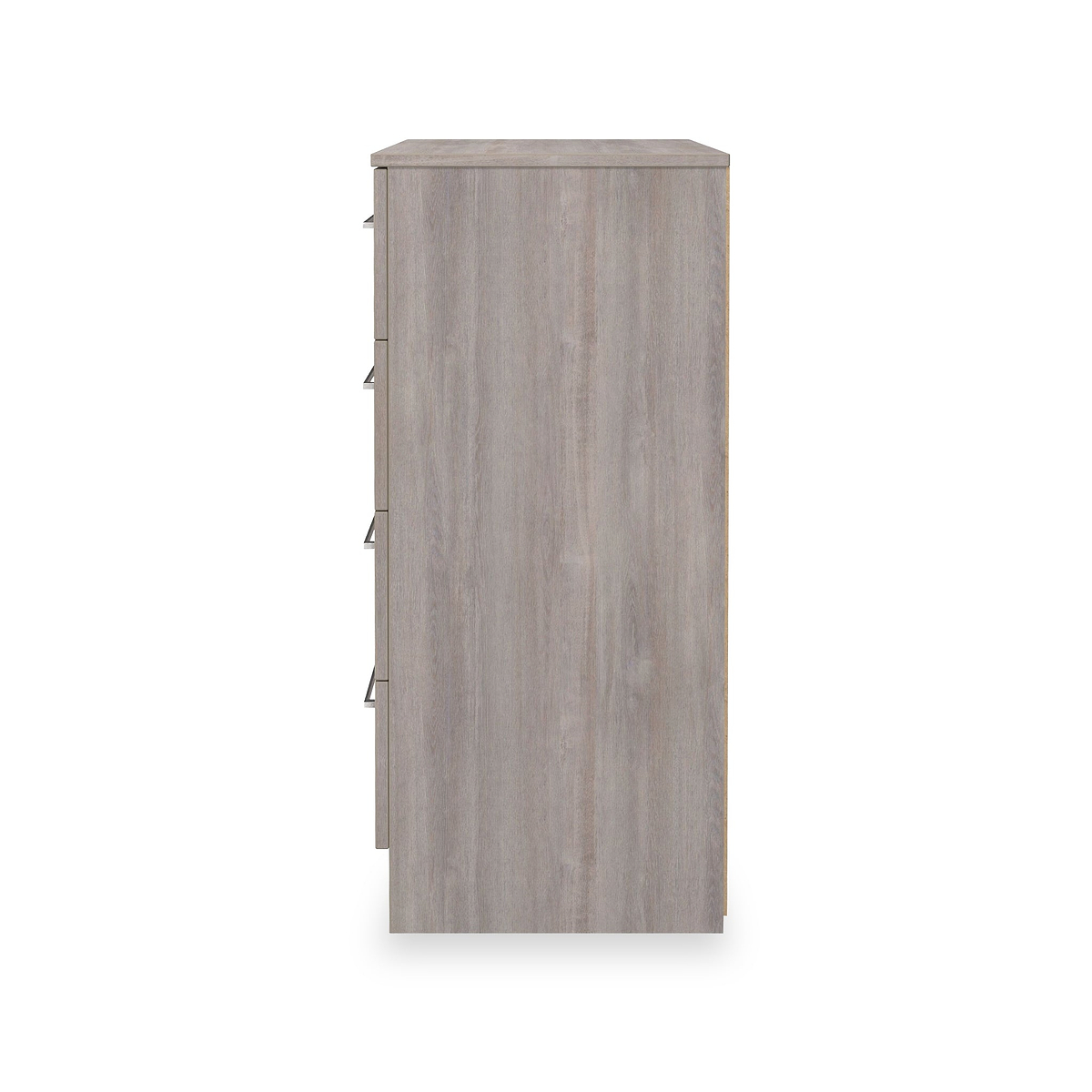 Ellington 4 Drawer Chest Grey Oak from Roseland Furniture