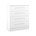 Ellington 4 Drawer Chest White from Roseland Furniture