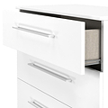 Ellington 4 Drawer Chest White from Roseland Furniture