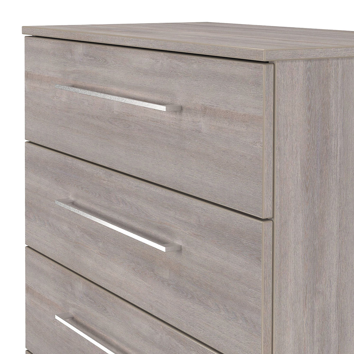 Ellington 5 Drawer Chest Grey Oak from Roseland Furniture
