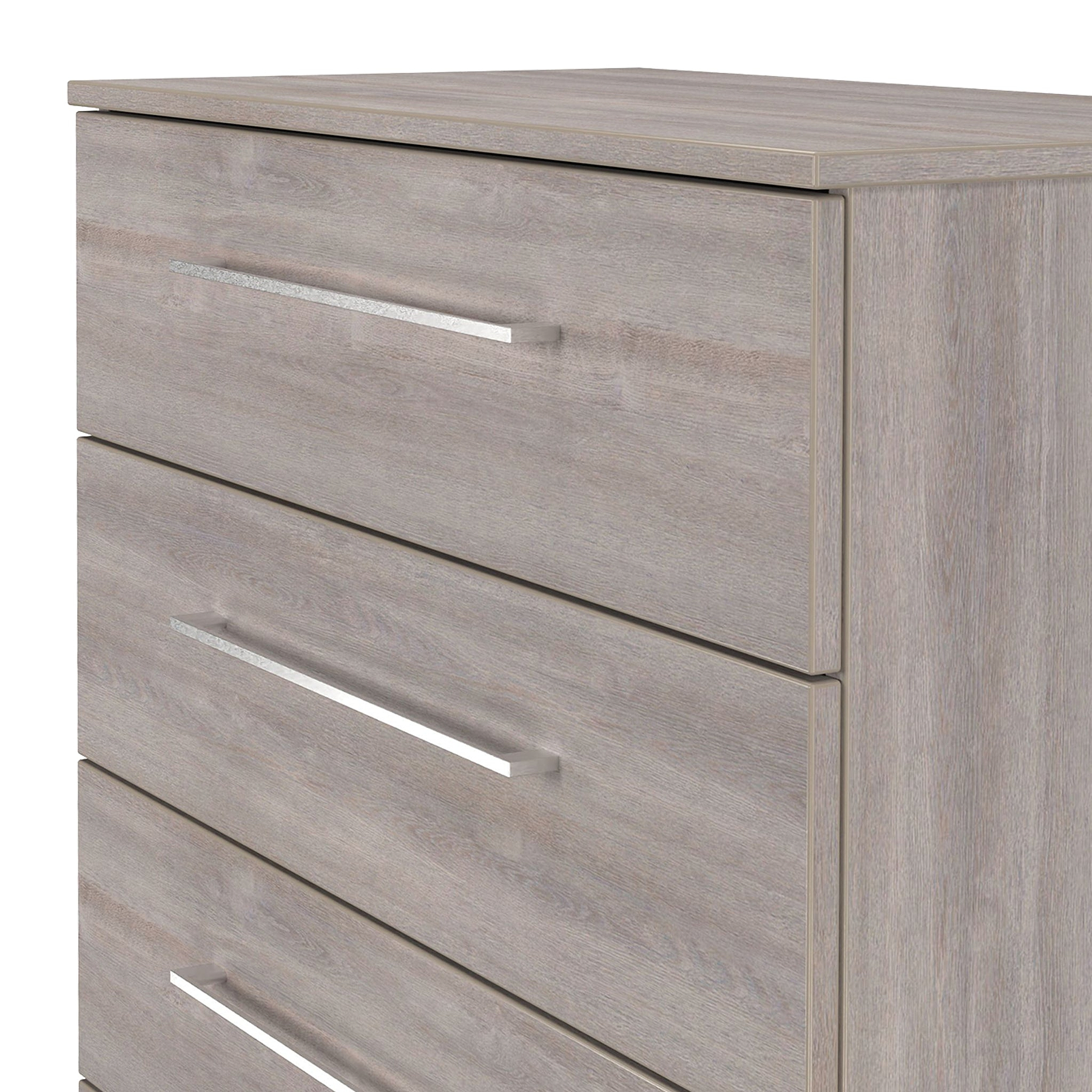 Ellington 5 Drawer Chest Grey Oak from Roseland Furniture