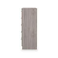 Ellington 5 Drawer Chest Grey Oak from Roseland Furniture