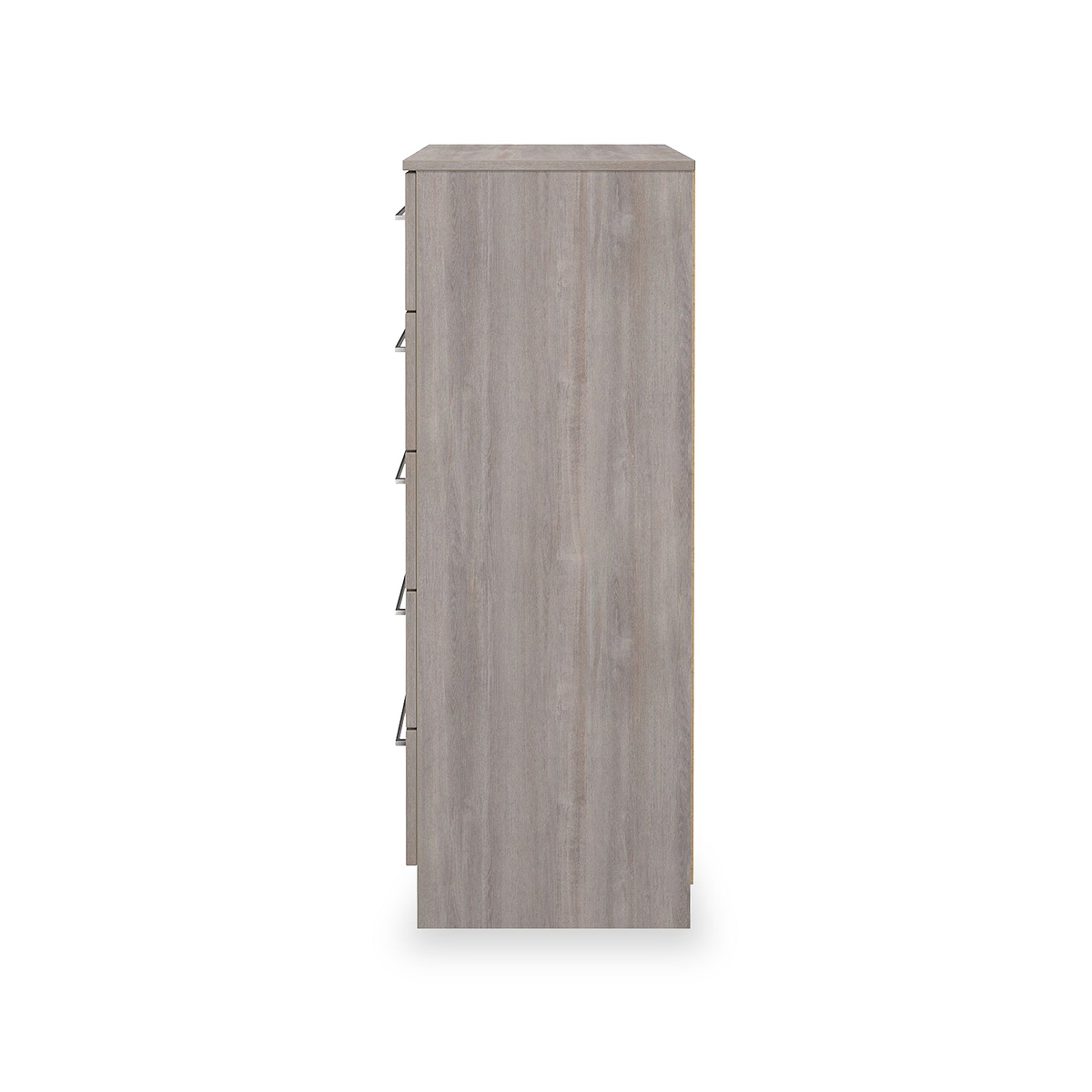 Ellington 5 Drawer Chest Grey Oak from Roseland Furniture