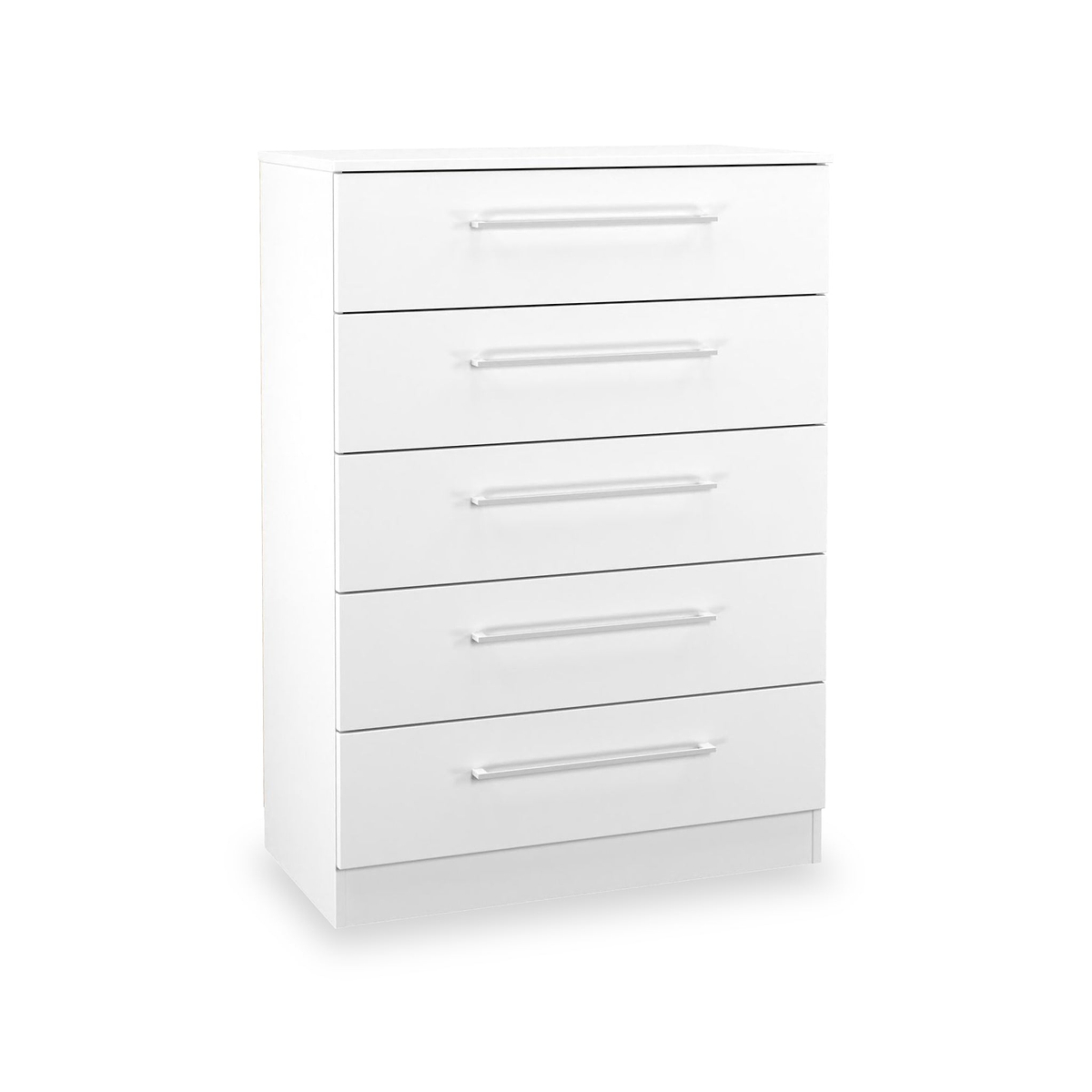 Ellington 5 Drawer Chest White from Roseland Furniture
