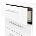 Ellington 5 Drawer Chest White from Roseland Furniture