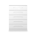 Ellington 5 Drawer Chest White from Roseland Furniture