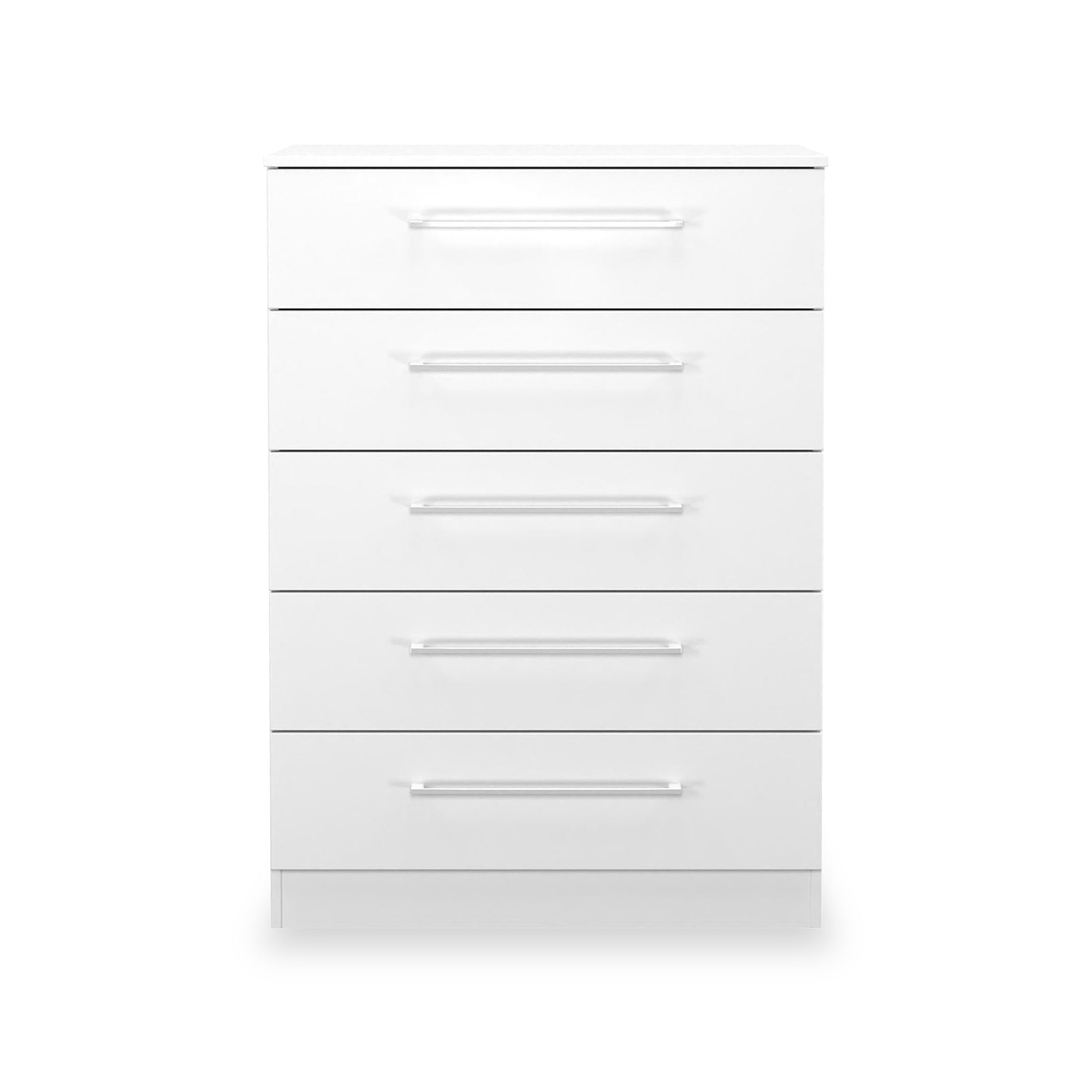 Ellington 5 Drawer Chest White from Roseland Furniture
