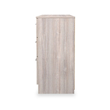 Ellington 6 Drawer Wide Chest Grey Oak from Roseland Furniture