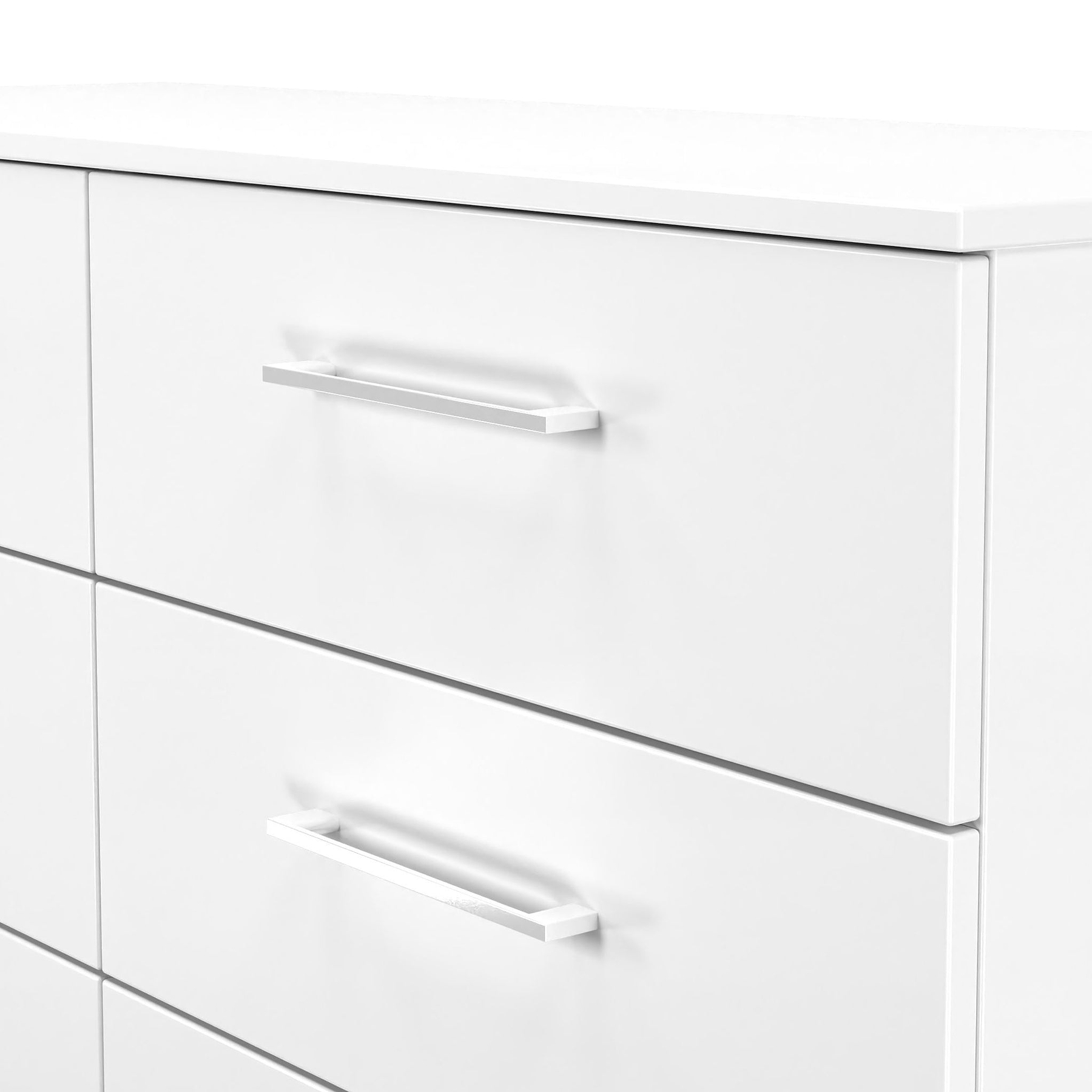Ellington 6 Drawer Wide Chest White from Roseland Furniture