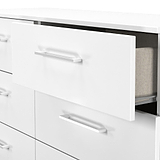 Ellington 6 Drawer Wide Chest White from Roseland Furniture