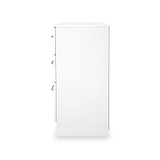 Ellington 6 Drawer Desk White from Roseland Furniture