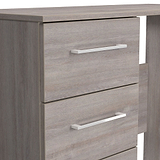 Ellington 3 Drawer Dressing Table Grey Oak from Roseland Furniture